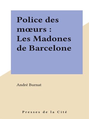 cover image of Les Madones de Barcelone